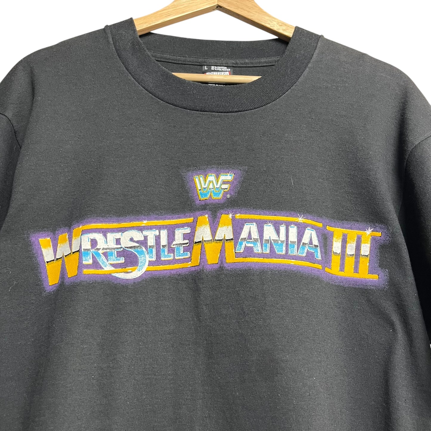 Vintage 1987 WWF WrestleMania 3 T-Shirt