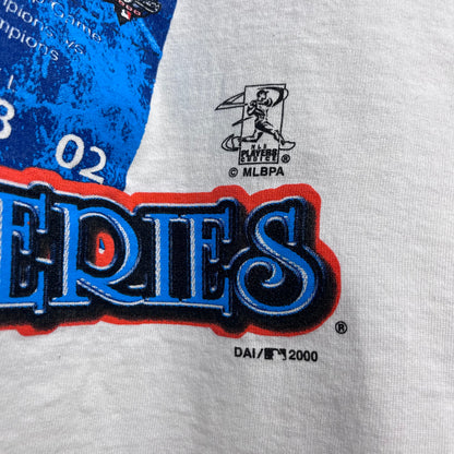 Vintage 2000 New York Yankees vs New York Mets Subway Series T-Shirt
