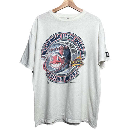 Vintage 1997 MLB Cleveland Indians World Series T-Shirt