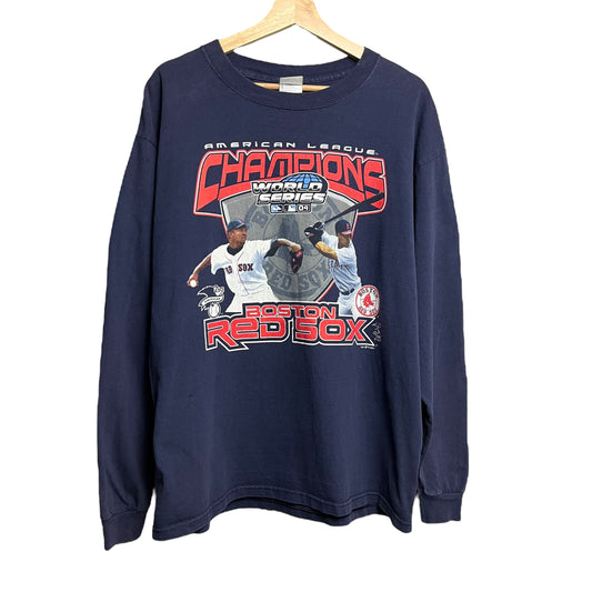 Vintage 2004 Boston Red-Sox World Series Long-Sleeve T-Shirt