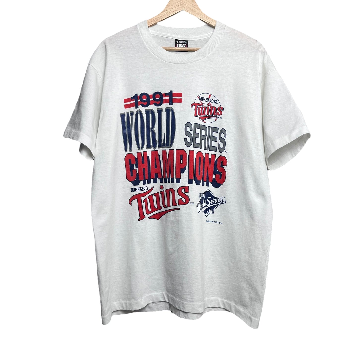 Vintage 1991 Minnesota Twins World Series Championship T-Shirt