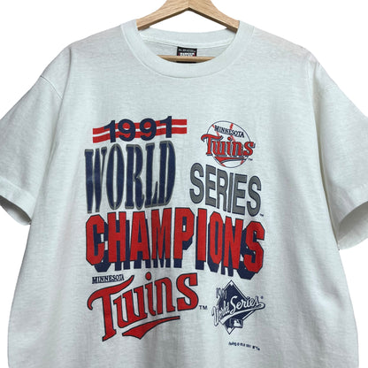 Vintage 1991 Minnesota Twins World Series Championship T-Shirt