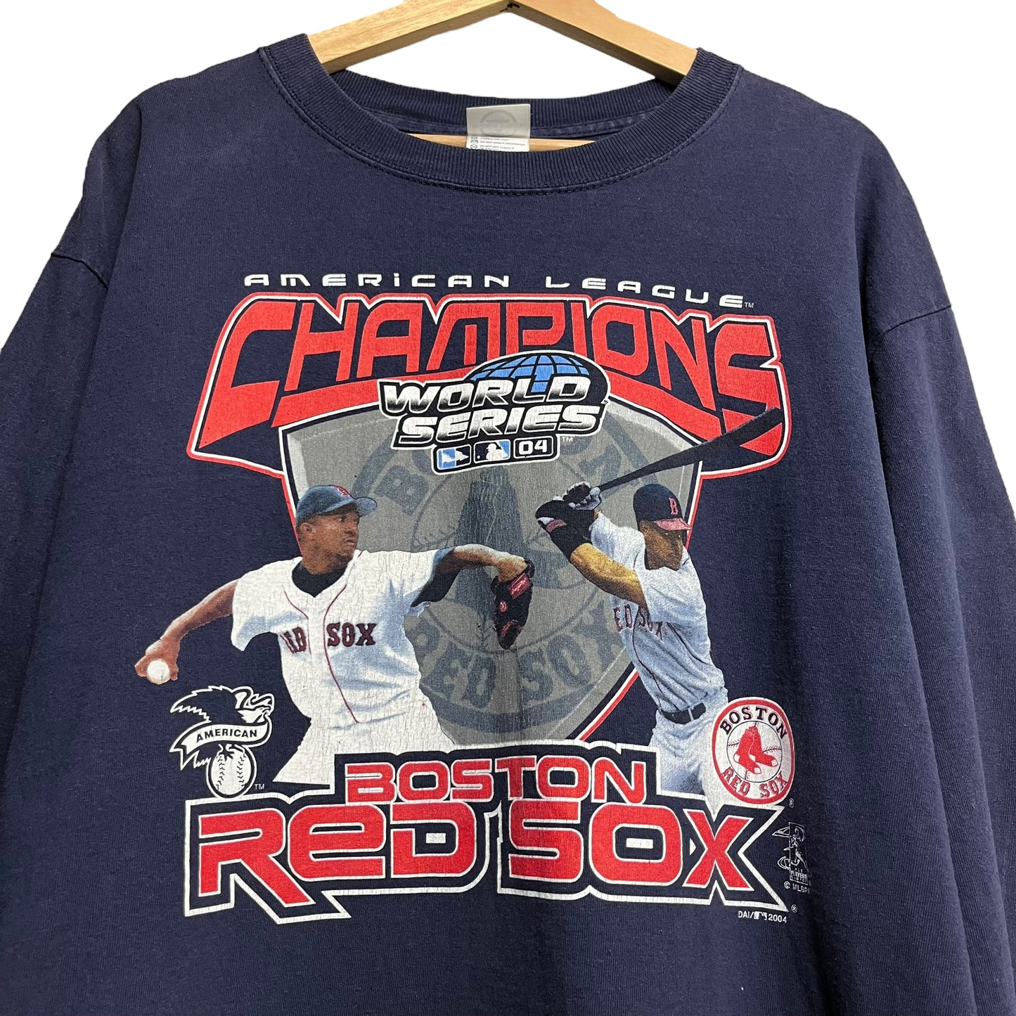 Vintage 2004 Boston Red-Sox World Series Long-Sleeve T-Shirt