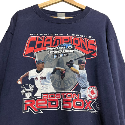 Vintage 2004 Boston Red-Sox World Series Long-Sleeve T-Shirt